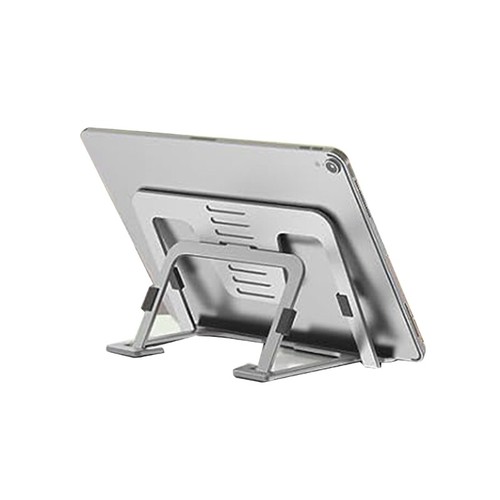 Support pour ordinateur portable réglable et pliable en aluminium support tablette élégant support robuste - Photo 5/10