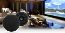 2 HC55-16 Black 5.25" 300 Watt In-Ceiling Home Theater Speakers 16 Ohm