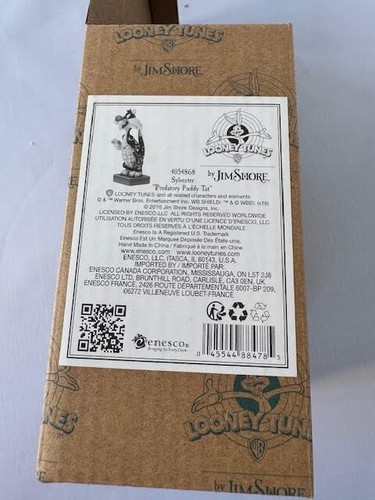 Figura de pose de personalidad Jim Shore Looney Tunes Sylvester the Cat 4054868 *NUEVA - Imagen 7 de 8