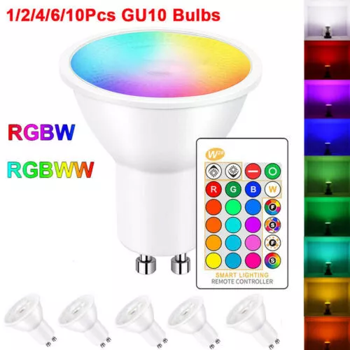 Gu10 multi online coloured led bulb