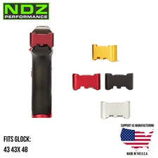 Slide Racker Back Plate for Glock 43 43X 48 Rack Assist Aluminum - Choose Color