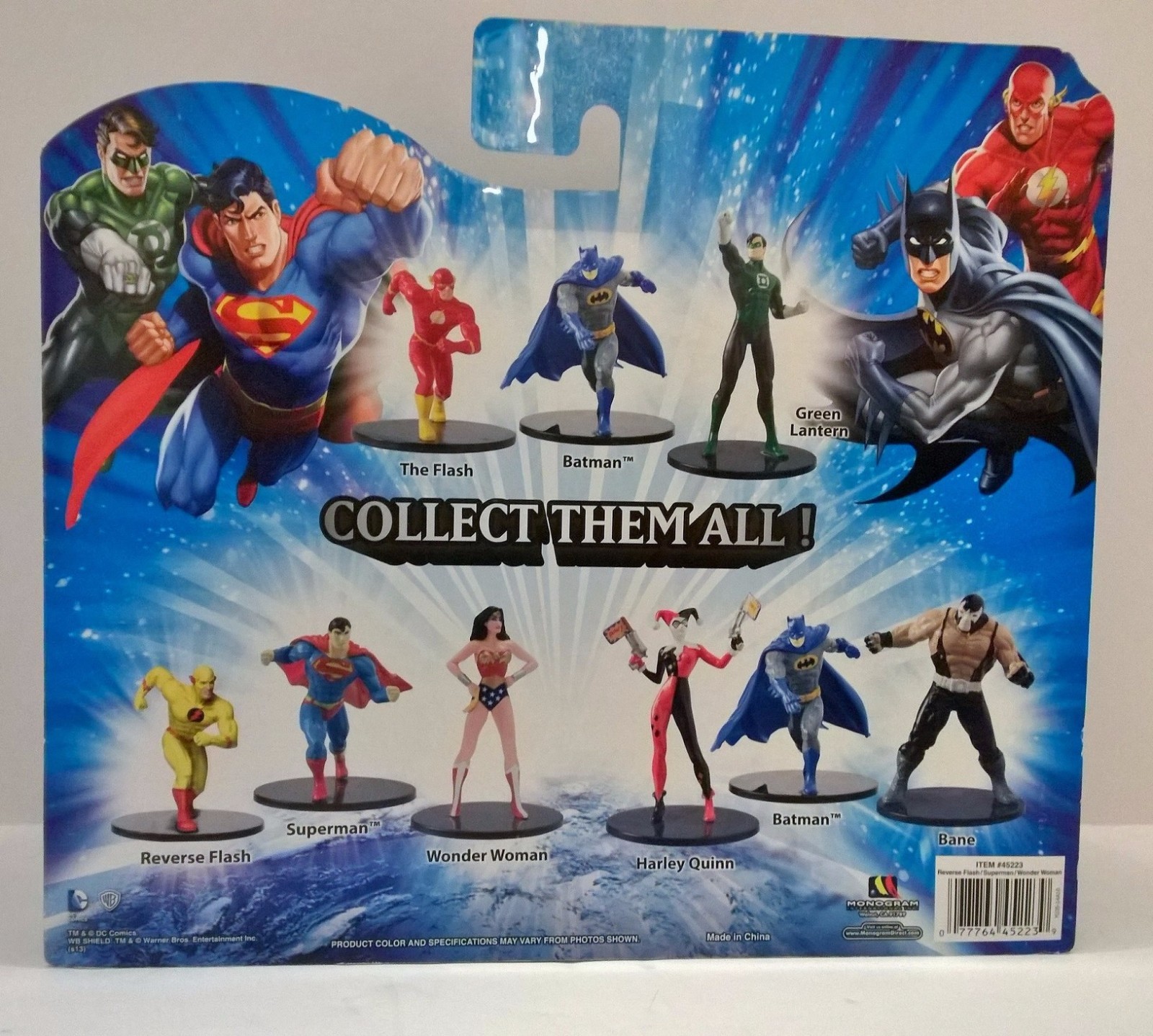 DC Comics 3 Pack Deluxe Figures Reverse Flash, Superman, Wonder Woman