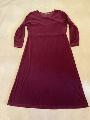 Ll Bean Large Petite Long Modest Christmas Dress Wine Velour Flaw | eBay Ll Bean Large Petite Long Modest Christmas Dress Wine Velour Flaw | eBay