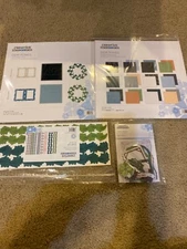 Creative Memories 4pc SET: "Gem Tones" 12x12 Paper-Stickers-Embellishments -NEW!