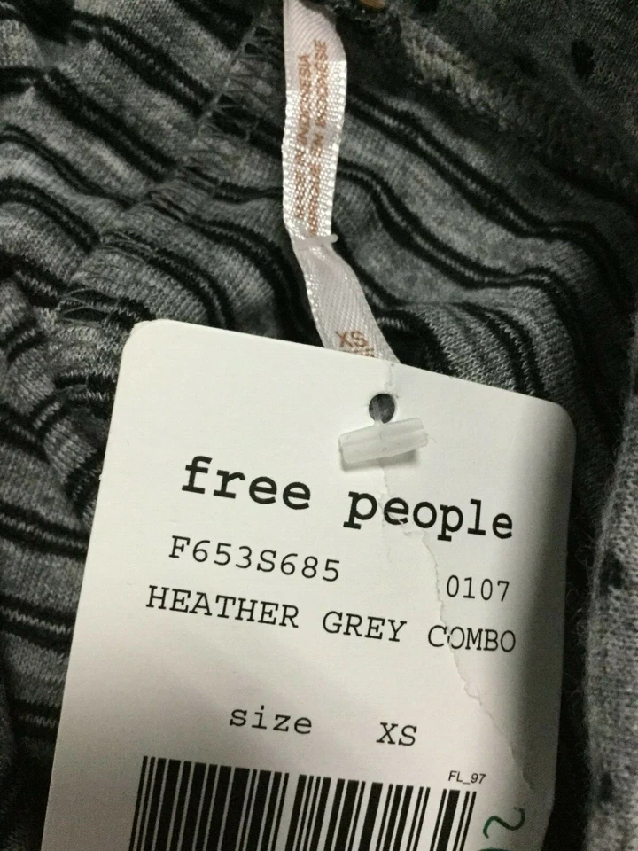 Falda lápiz Free People Lost in Dots lunares gris jaspeado para mujer $78 Foto 4 de 4