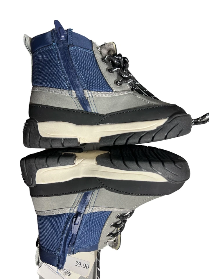 Botas de Invierno Zara Niño Pequeño Azul Marino Gris Nieve Talla 8 Nuevas con Etiquetas Foto 4 de 4