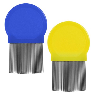 Kids Adults Round Metal Nit Comb Gritty Hair Removes Head Lice Egg