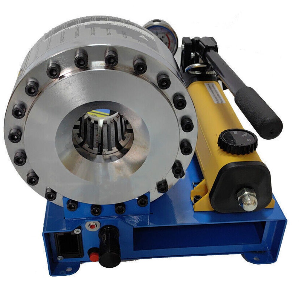 9 Dies Hose Pipe Crimping Machine High Pressure Manual Hydraulic Hose Crimper
