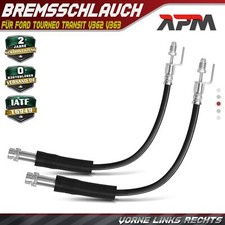 2x Bremsschlauch Bremsschläuche Vorderachse für Ford Tourneo Transit V362 V363