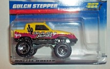 1998 Hot Wheels Gulch Stepper #884 Yellow 19533 ORSB Wheels