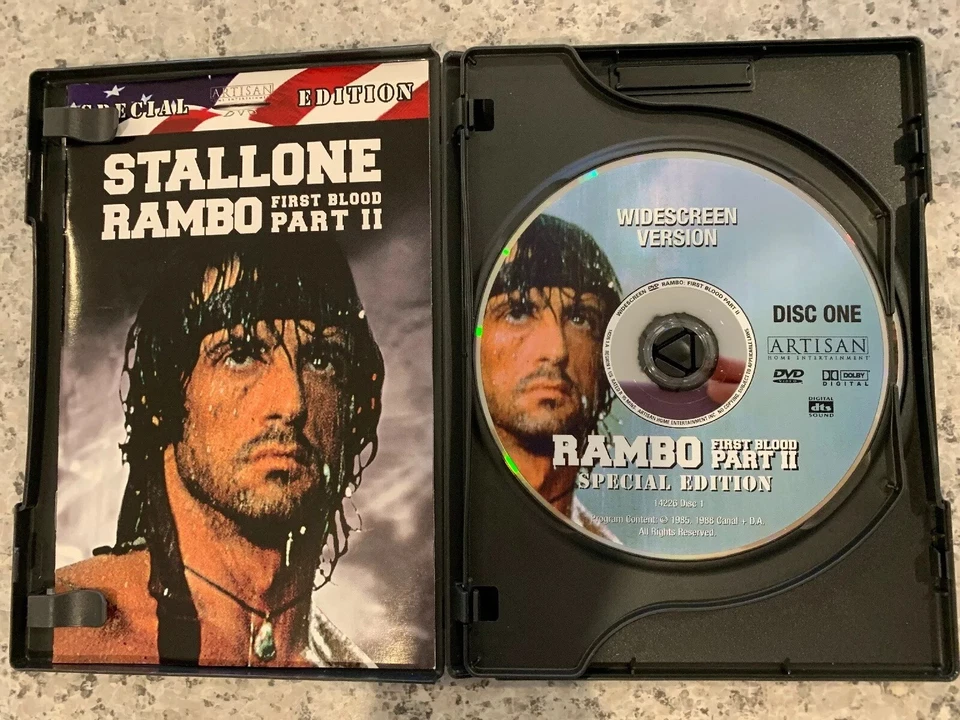 Rambo - First Blood Pt. 2 (DVD, 2003, 2-Disc Set, Special Edition) - Image 2 of 3