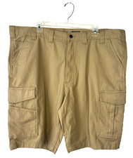 Carhartt Men's Relaxed Fit Khaki Carpenter Workwear Shorts 44 Rugged Flex