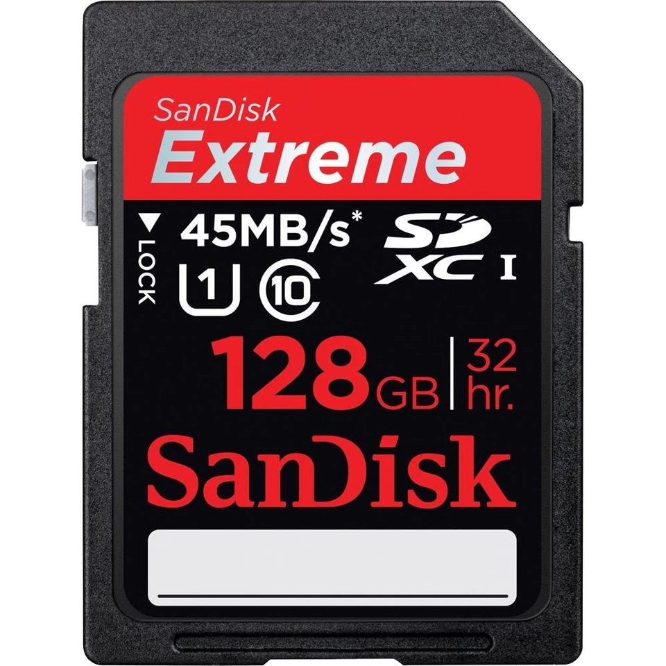 SanDisk 128GB Extreme SDHC SDXC SD Class 10 45MB/s UHS-I Memory Card Retail 128G - Image 3 of 3