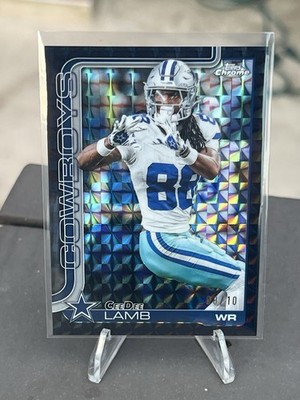 2025 Topps Chrome Ceedee Lamb Black Geometric Refractor 8 /10 | eBay