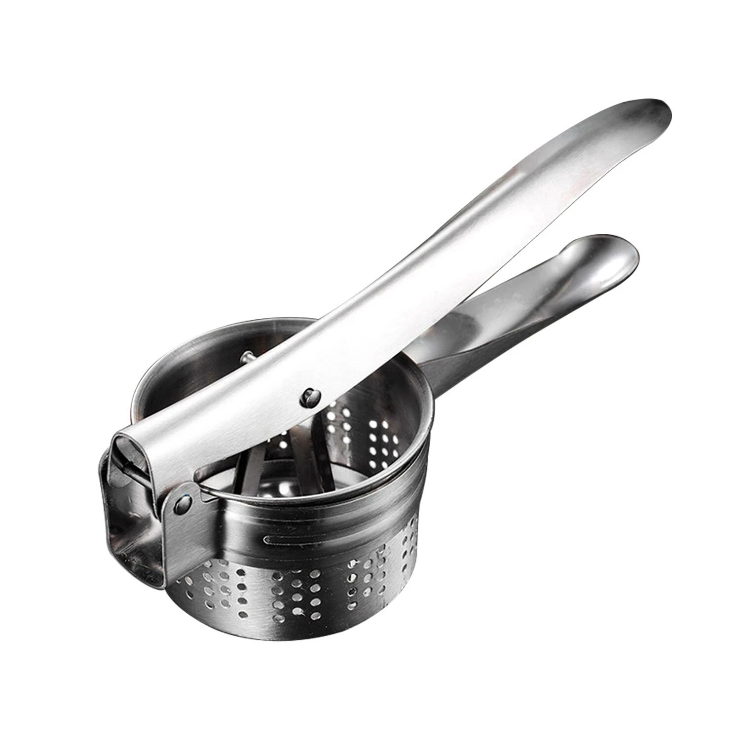 Manual Potato Ricer Masher Heavy Duty Stainless Steel Press Folding Kitchen Tool
