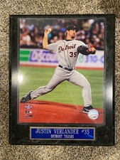Justin Verlander Detroit Tigers 2009 Opening Day Picture Plaque