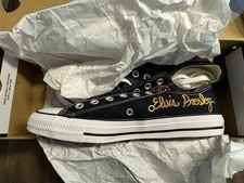 ZAPATOS TENIS ELVIS PRESLEY CONVERSE NUEVOS EN CAJA UNISEX M 6.5 W 8.5