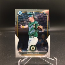 Daniel Susac 2023 Bowman Chrome Prospects BCP-5 Oakland Athletics 1st