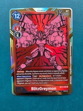 1x BT3-018 BlitzGreymon Dash Pack Alternate Art Digimon Card Game x1