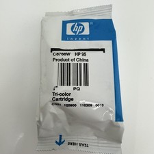 HP 95 Tri-Color Ink Cartridge Genuine OEM C8766W New Sealed Foil Pouch