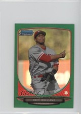 2013 Bowman Chrome Minis Green Refractor 54/75 Trey Williams #253 e5r