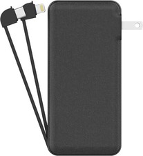    myCharge 10000mAh Portable Charger USB-C Apple Devices Black New / Openbox  
