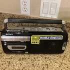 Sony CFM-D1 MK2 Double Speaker Radio Cassette Recorder FM/SW1/SW2/MW