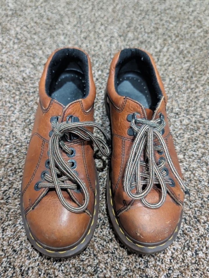 Dr Martens Docs AW004 / 11864 Chunky Y2K Shoes Brown Leather Women’s 9 Oxford - Image 2 of 4