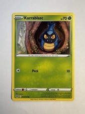 Pokémon Karrablast Swsh09: Brilliant Stars Common Regular Basic 70 HP 015/172