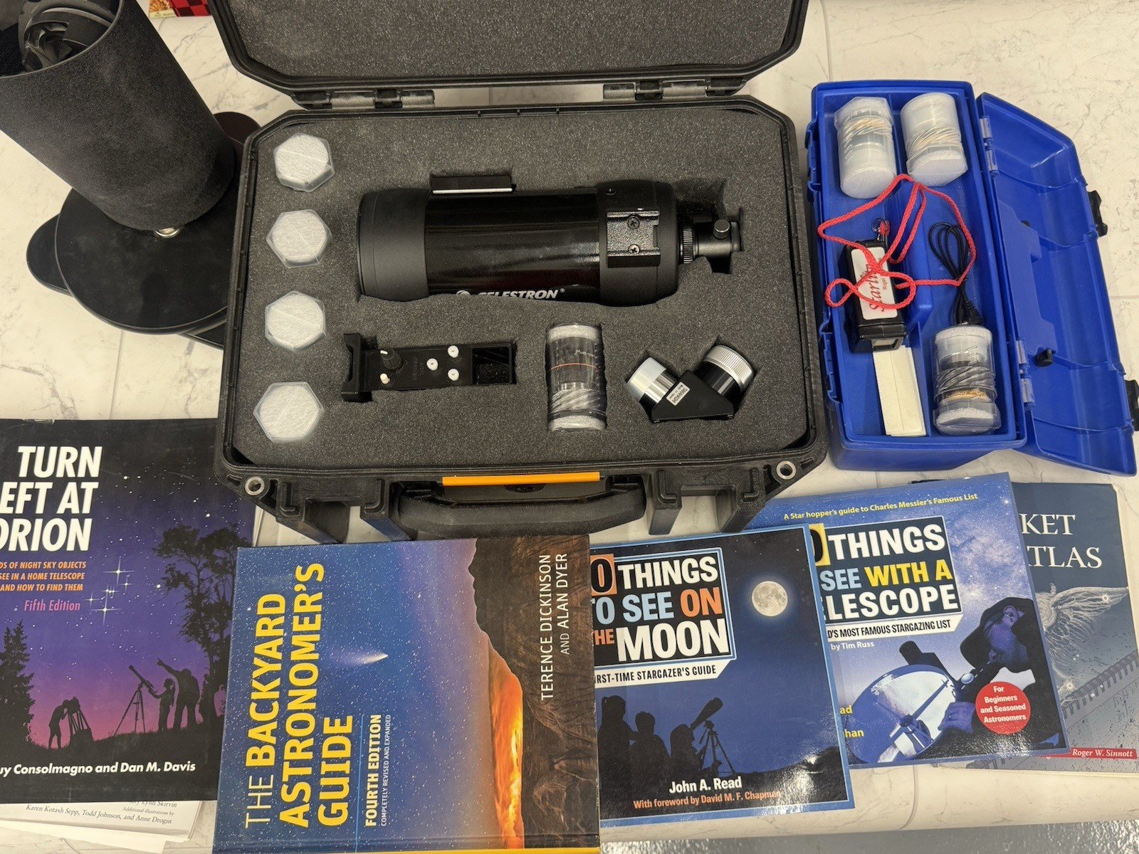 Celestron Telescope Model 52268 With Extras 