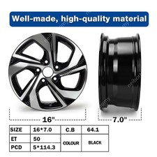 High Quality 16 Wheel For Honda Accord 2016 2017 Replacement Aluminum Alloy Rim High Quality 16 Wheel For Honda Accord 2016 2017 Replacement Aluminum Alloy Rim