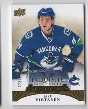 2015-16 Upper Deck Exquisite Collection Rookies Jake Virtanen Rookie /399