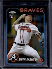 2024 Topps Chrome AJ Smith-Shawver RC Rookie #19 Braves