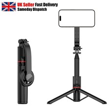Magnetic Selfie Stick Holder Tripod Stand For Mobile Phone w/ Remote Foldable UK