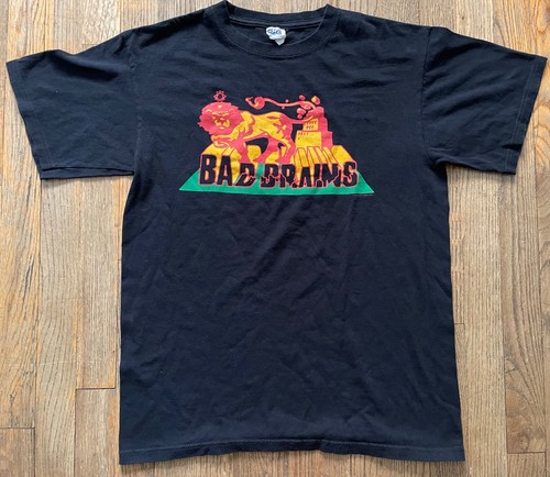 VTG 2000’s Bad Brains ‘Build A Nation’ T-Shirt, Black, Men’s Med, Hardcore Punk - Picture 2 of 8