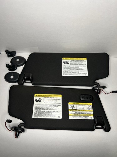 2011-15 Ford Explorer Front Right & Left Sun Visor w/ Garage Door Opener OEM