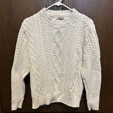 LL Bean Sweater Mens Medium-Reg 100 Cotton Pullover