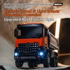 Hot Sale HUINA 1/14 14CH RC Dumper 1598 6x6 Plastic Tipper Vehicle Light Sound