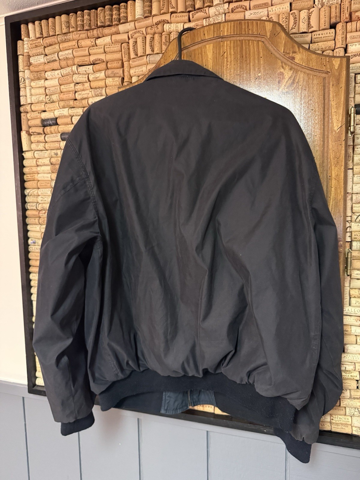 Vintage The Greenbrier Resort Weatherproof Grey Full Zip Jacket Coat XL