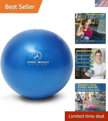 Small Anti-Burst Yoga Ball - 9 Inch Exercise Ball for Barre & Stability Training