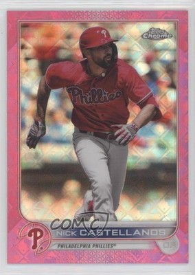 2022 Topps Chrome Logofractor Edition Pink Refractor /199 Nick Castellanos 04cw