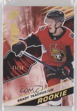 2018-19 SPx VIP SPx Red Numbered Rookies Tier B 11/15 Brady Tkachuk #VIP-BT 5vt