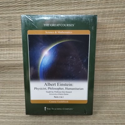 Great Courses Albert Einstein Physicist Philosopher DVD Guidebook Sealed New