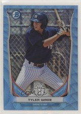 2014 Bowman Prospects Chrome Blue Wave Refractor Tyler Wade #BCP35 9pd