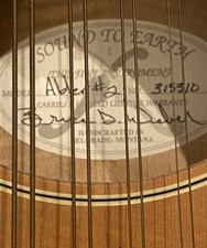 Weber Alder 2 Mandola Handcrafted in Montana Signed by Bruce Weber Excellence