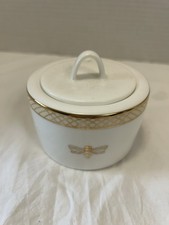NEW Mary Kay 2 Piece Sugar Bowl Set 50th Golden Anniversary Bumblebee