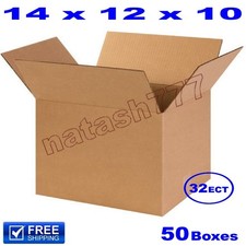 50 - 14x12x10 Cardboard Boxes 32-ECT Mailing Packing Shipping Corrugated Carton
