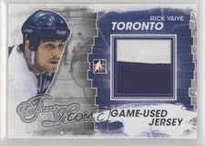 2012-13 ITG Forever Rivals Series Game-Used Silver Jersey Rick Vaive #M-24 2po