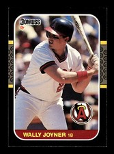 WALLY JOYNER ⚾ 1987 Donruss #135 RC Angels NM