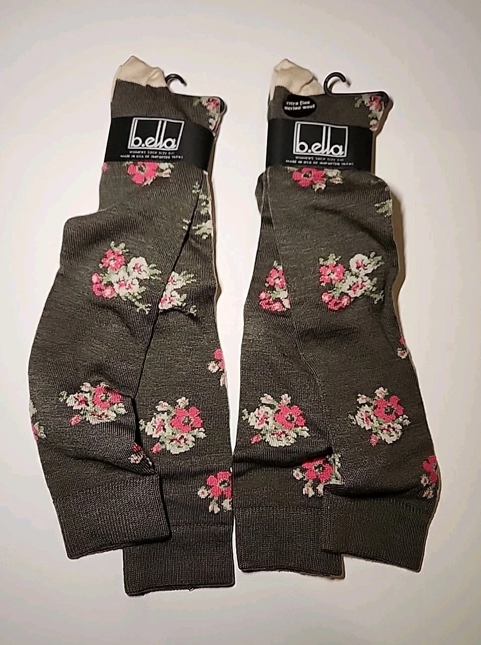 ☆ 2 PAIR ☆ b.ella Johanna Olive Merino Wool Knee High Socks